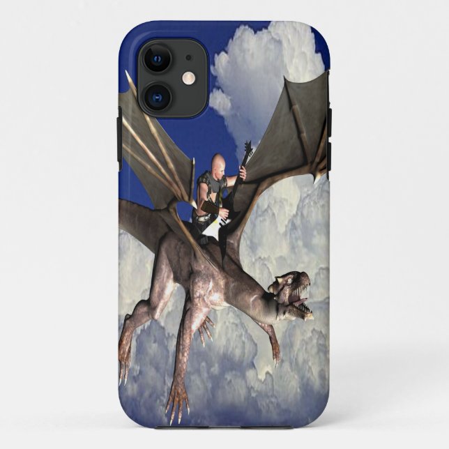 Coques Case-Mate iPhone Musique dragon dans les nuages (Dos)