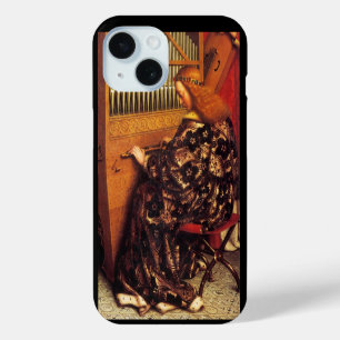 Coque Pour iPhone 15 MUSIQUE FABRIQUANT ANGE DE NOËL /Joueur d'organe