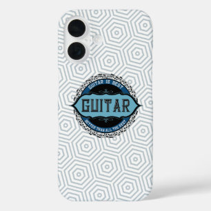 Coque Pour iPhone 16 Musique guitare Cercle