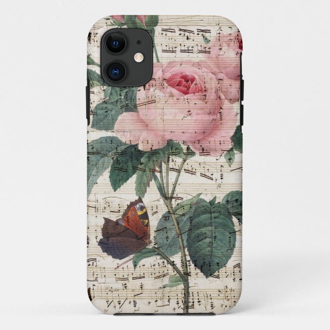 Coques Case-Mate iPhone Musique rose (Dos)