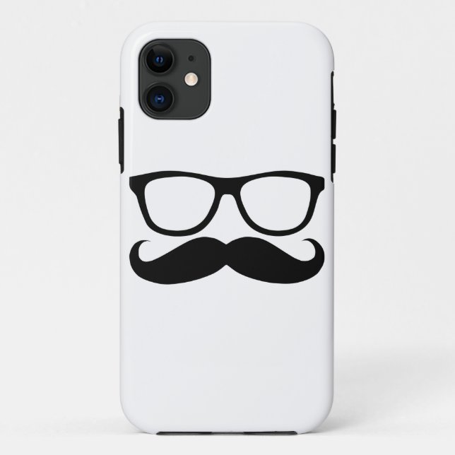 Coques Case-Mate iPhone Mustache Nerd (Dos)
