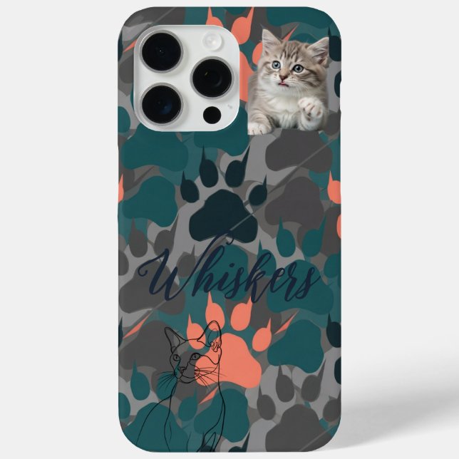Coques Case-Mate iPhone My Feline Friend : Photo personnalisée de chat (Verso)