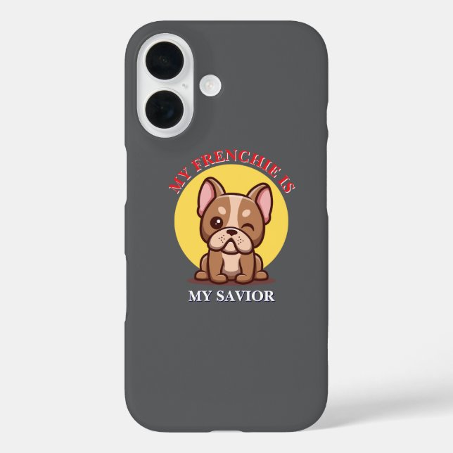 Coques Case-Mate iPhone My Frenchie Is My Savior iPhone / iPad case (Verso)