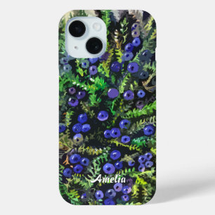 Coque Pour iPhone 15 Myrtilles sauvages 