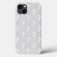 Mystère point de question énigme puzzle gris clair