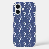 Mystère question marque énigme puzzle bleu