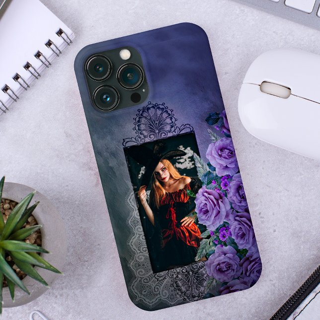 Coques Case-Mate iPhone Mystérieux Custom Purple Gothique : Dentelle, Rose (Créateur téléchargé)