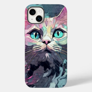 Coque Pour iPhone 14 Plus Mystic Blue Eyes Kitten   Cute chat