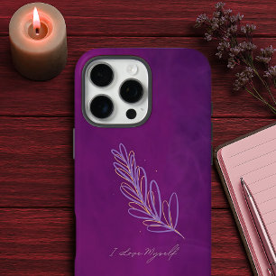 Coques iPhone 16 Pro Max Mystic Magenta Je M'Aime Moi-Même Valable Affirmat