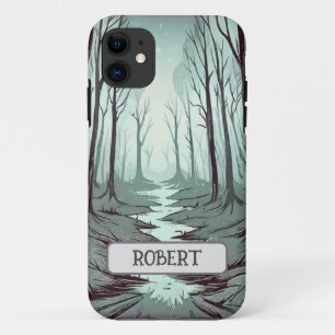 Case-Mate iPhone Case Mystic Woodland at Night Personnalisé