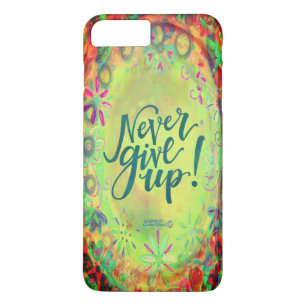 Case-Mate iPhone Case "N'abandonnez jamais" l'inspirité