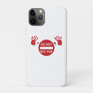 Case-Mate iPhone Case N'achetez pas de fourrure