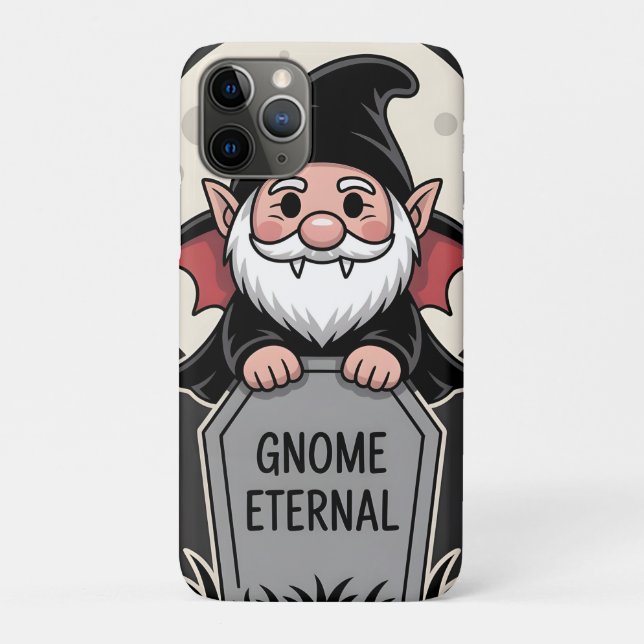 Coques Case-Mate iPhone Nain vampire de dessin animé mignon debout devant  (Dos)