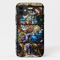 Naissance de fenêtre en verre teinté de Jésus