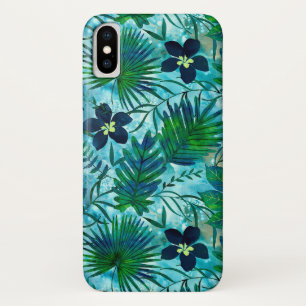 Case-Mate iPhone Case Nalani Hawaiian Tropical Garden Turquoise