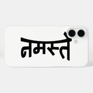 iPhone 16 Plus Case Namaste (न म स् ते) - Script Devanagari