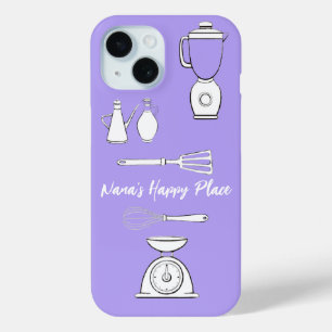 Coque Pour iPhone 15 'Nana's Happy Place'