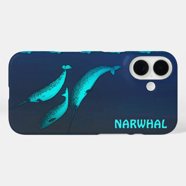 Coques Case-Mate iPhone Narwhal (Verso (horizontal))