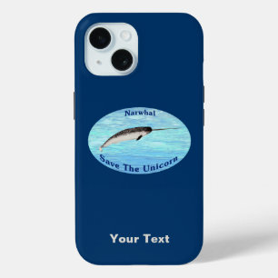 Coque Pour iPhone 15 Narwhal - Sauvez La Licorne