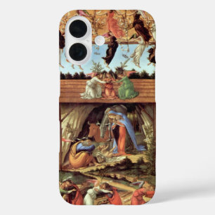 Coques iPhone 16 Nativité de Noël, Naissance du Christ par Botticel