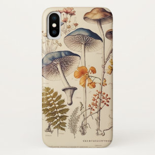 Case-Mate iPhone Case Naturaliste de champignons vintages