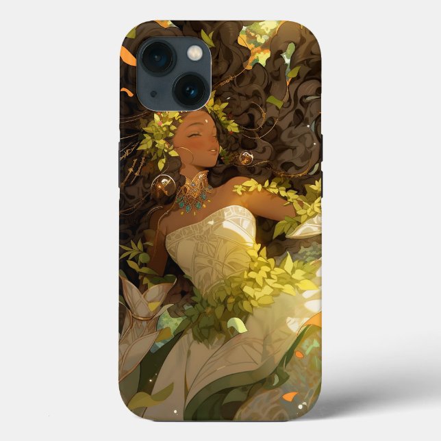 Coques Case-Mate iPhone Nature Déesse Imaginaire afro-américain Art (Verso)