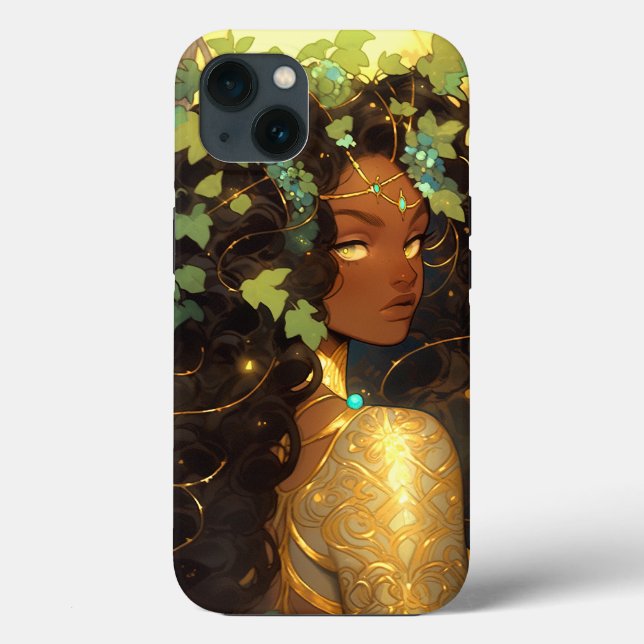 Coques Case-Mate iPhone Nature Déesse Imaginaire afro-américain Art (Verso)