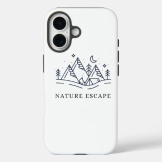 Coque Pour iPhone 16 Nature Escape Mountain Camping iPhone Case
