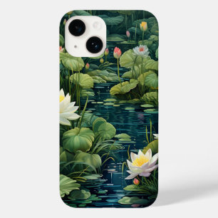 Coque Pour iPhone 14 Nature Lotus Water Lily Pond Paysage