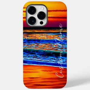 Coque Pour Pour iPhone 14 Pro Max Nature tropicale claire de l'océan Sunset