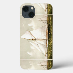 Etui iPhone Case-Mate Nautique Vintage Cutter Voilier Océan Mer