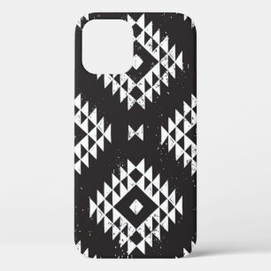 Case-Mate iPhone Case Navajo Géométrique : Tribal Blanc Noir.