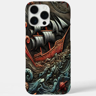 Coques iPhone 16 Pro Max Navire dans les eaux tempétueuses