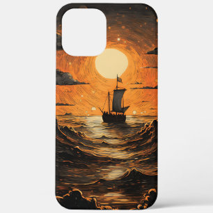 Case-Mate iPhone Case Navire naviguant la nuit