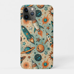Case-Mate iPhone Case Navires vintages à fusée spatiaux Motif -Cosmos(7)