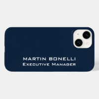 Navy Blue Special Unique Moderne Directeur Exécuti