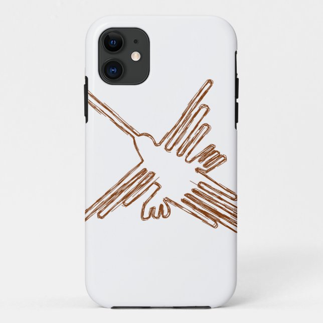 Coques Case-Mate iPhone Nazca Lines Croquis de colibris (Dos)