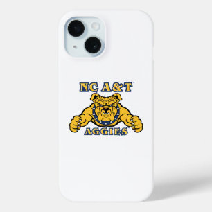 Coque Pour iPhone 15 NC A&T Agences   Aggie Bulldog