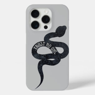 Coque iPhone 15 Pro Ne faites confiance à personne Serpent Snake 