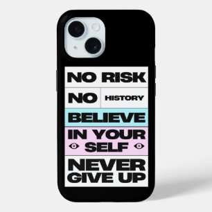Coque Pour iPhone 15 Ne jamais renoncer à l'inspiration