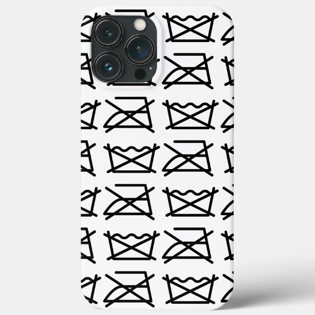COQUES Case-Mate iPhone NE LAVEZ PAS ! NE REFROIREZ PAS ! (Verso)