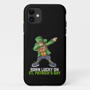Case-Mate iPhone Case Né Lucky Sur St Patrick's Day Dabbing Birthday