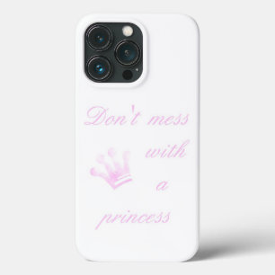 Case-Mate iPhone Case Ne manquez pas avec une princesse - blanc - Coque-