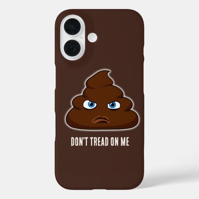 Coques Case-Mate iPhone Ne me fais pas de bruit Poo (Verso)