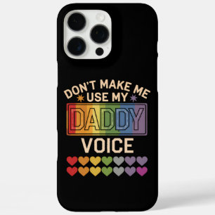Coques iPhone 16 Pro Max Ne me forcez pas à utiliser la grosse voix de papa