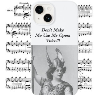 Coque Pour iPhone 14 Ne m'oblige pas à utiliser ma voix Opéra