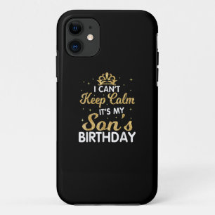 Case-Mate iPhone Case Ne Peux Pas Garder Le Calme Son Mon Fils Anniversa