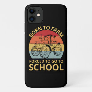 Case-Mate iPhone Case né pour cultiver forcé d'aller à l'école