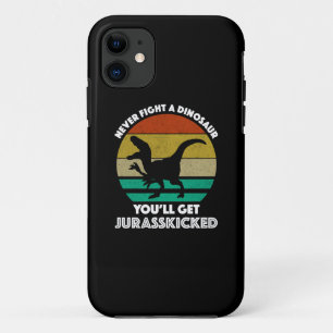 Case-Mate iPhone Case Ne te bats jamais avec un dinosaure - Tu vas te fa