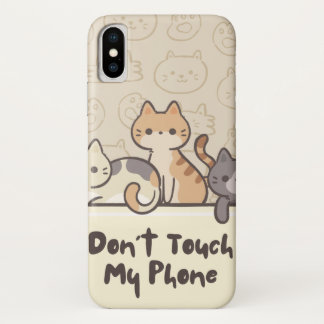 Case-Mate iPhone Case Ne touchez pas mon iPhone citation impressionnante